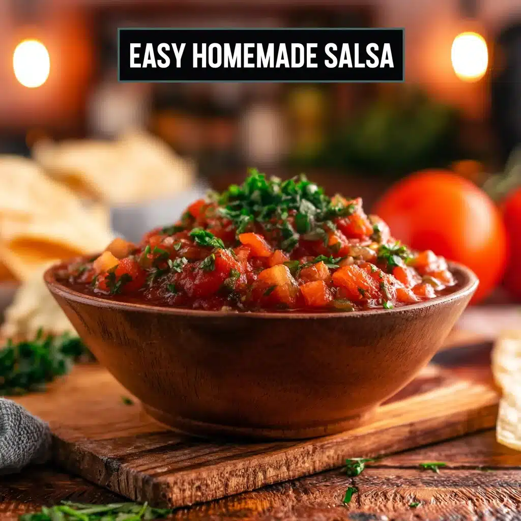 Easy Homemade Salsa 7 Easy Homemade Salsa