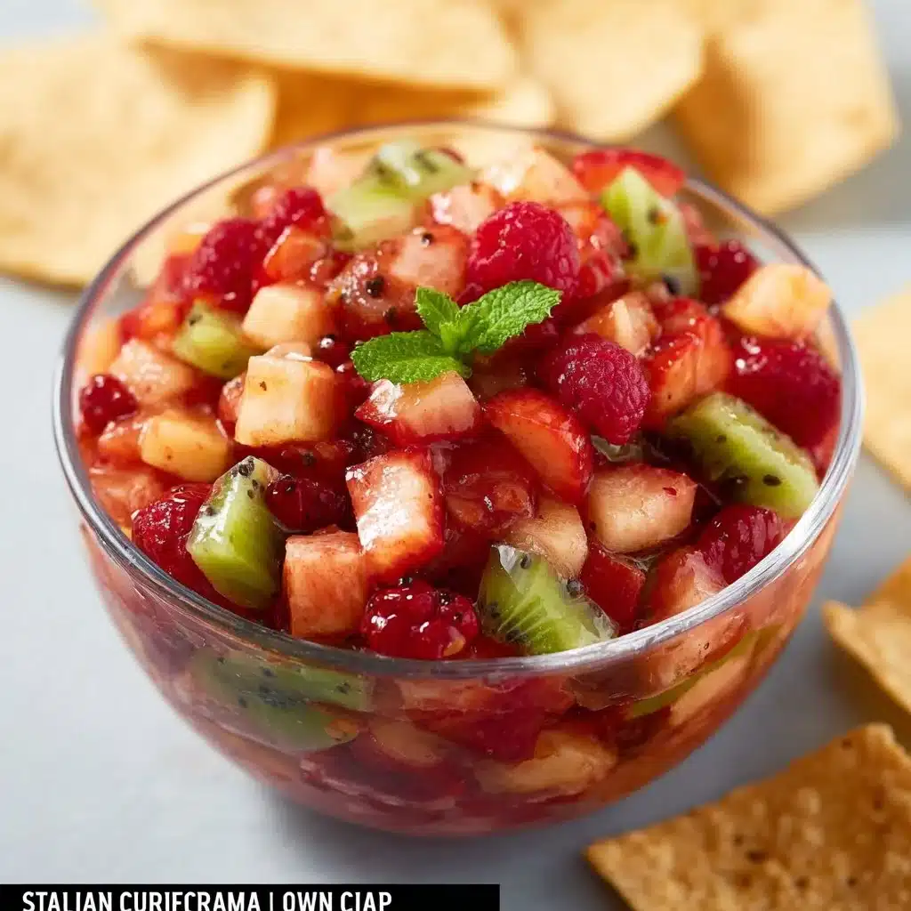 Fruit Salsa with Cinnamon Sugar Tortilla Chips - 4 Sons 'R' Us