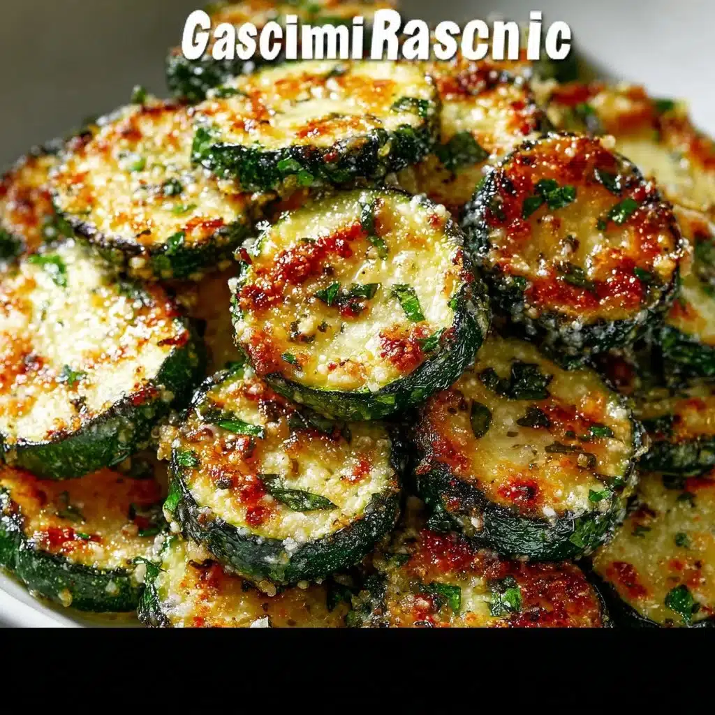 Garlic Parmesan Roasted Zucchini