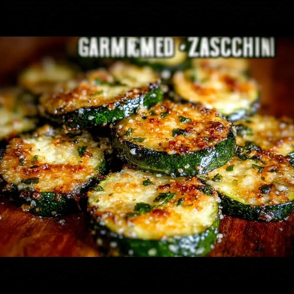 Garlic Parmesan Roasted Zucchini