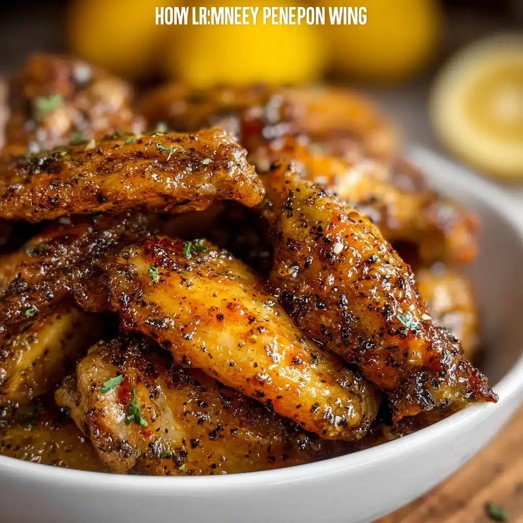 Honey Lemon Pepper Wings: Delicious and Easy Recipe 10 Honey Lemon Pepper Wings