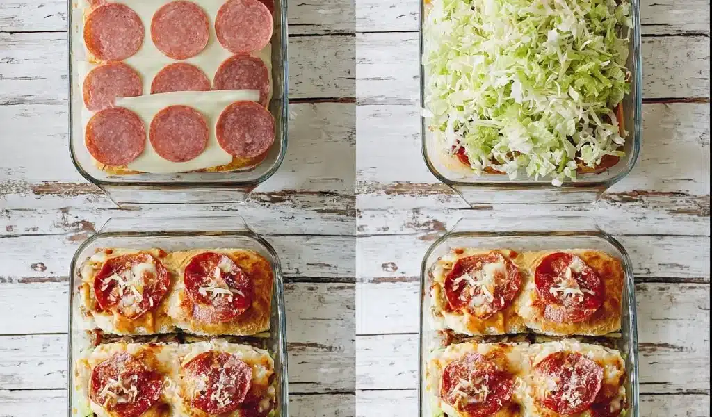 Italian Grinder Sliders Recipe: Simple and Delicious! 8 Delicious Italian Grinder Sliders served with fresh ingredients and condiments
