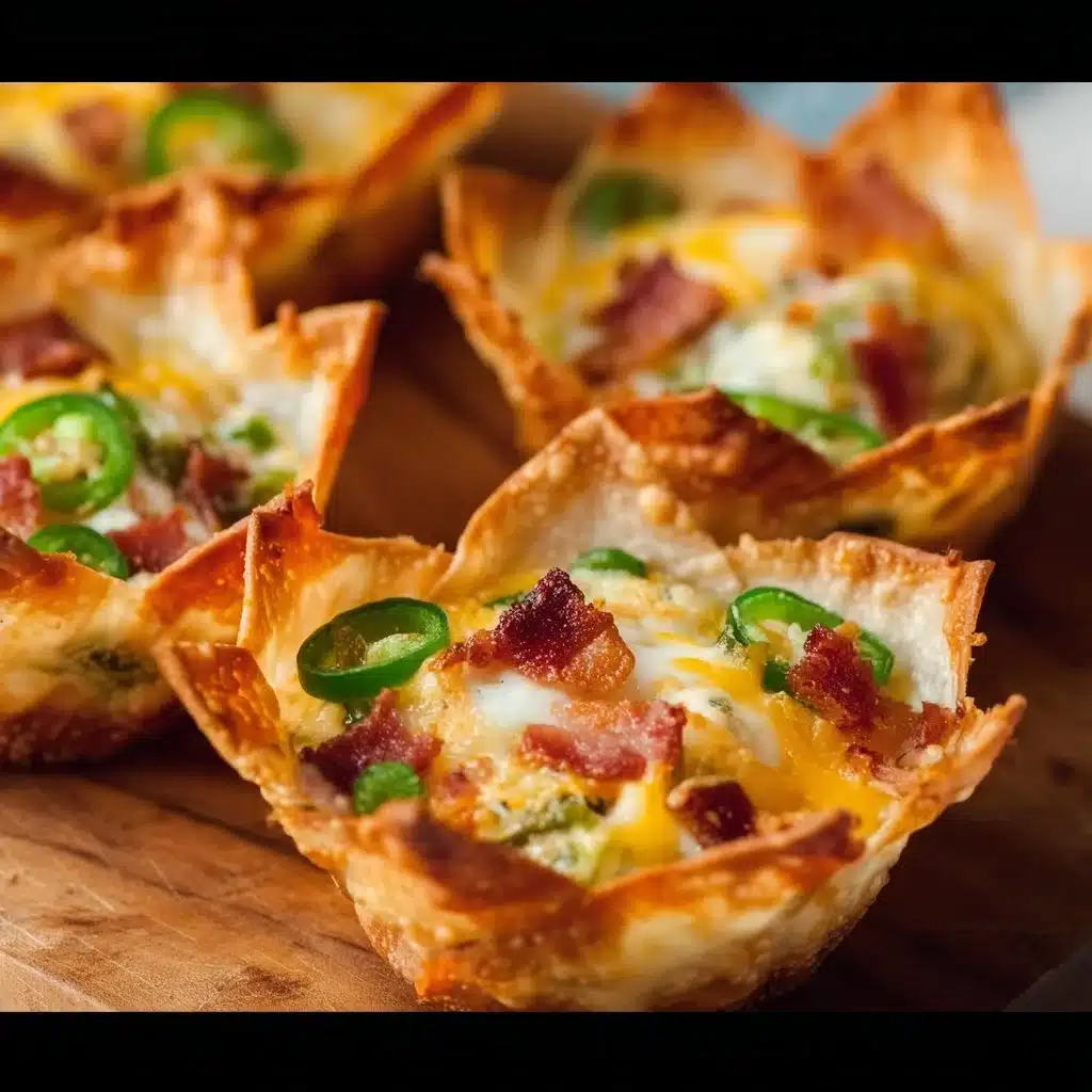 Jalapeno Popper Wonton Cups 10 Jalapeno Popper Wonton Cups