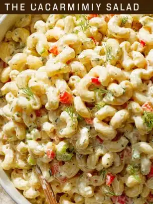 Macaroni Salad: A Creamy and Versatile Delight for Any Occasion 13 Delicious macaroni salad served in a bowl, perfect for summer gatherings.