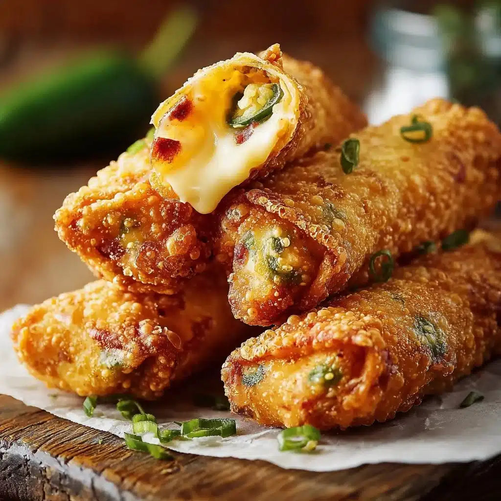 Mini Jalapeño Popper Egg Rolls