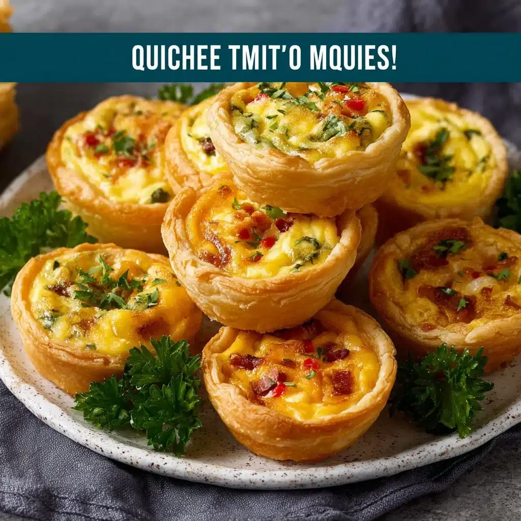Mini Quiches - 5 Versatile and Delicious Variations 8 Mini Quiches