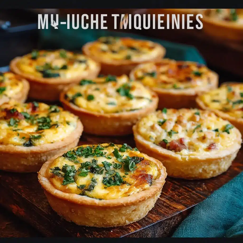 Mini Quiches - 5 Versatile and Delicious Variations 9 Mini Quiches