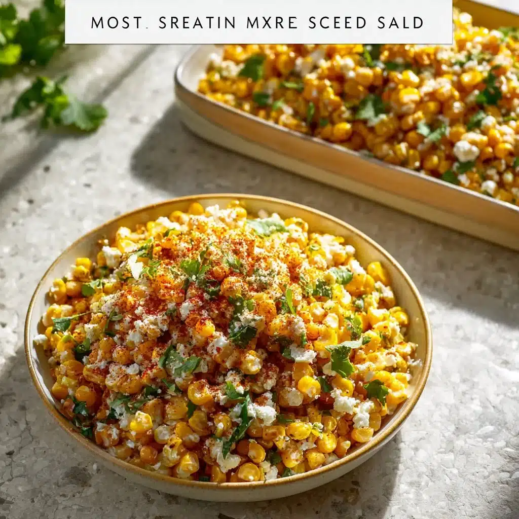 Mouthwatering Mexican Street Corn Salad