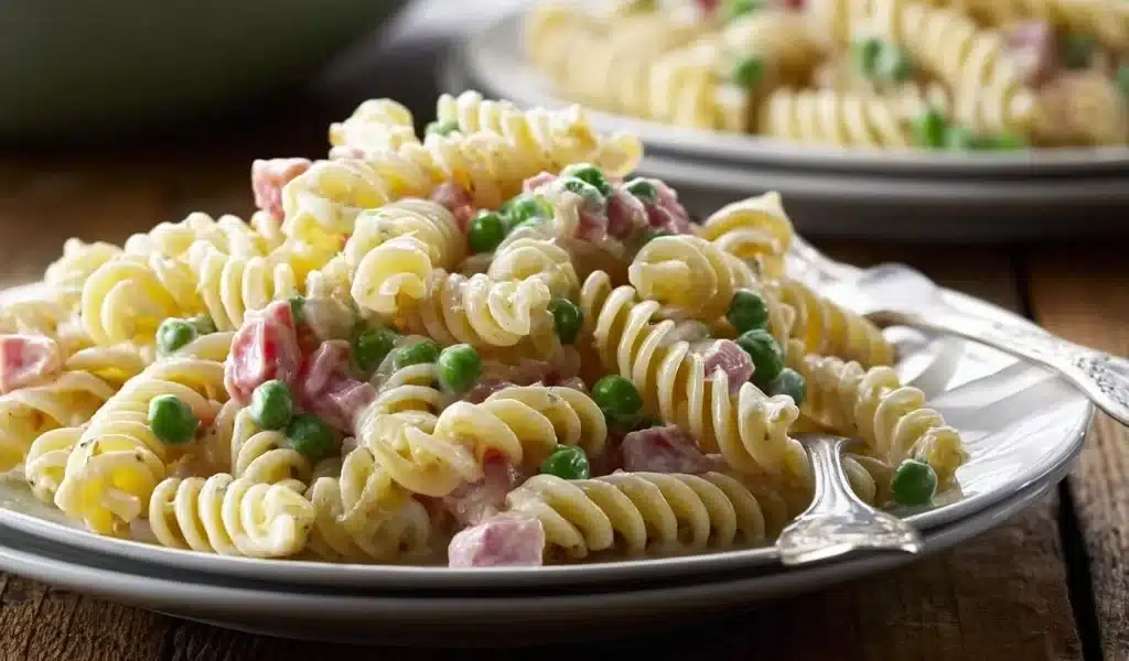 Delicious homemade Ruby Tuesday Pasta Salad served in a bowl.
