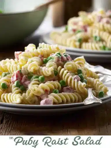 Delicious homemade Ruby Tuesday Pasta Salad served in a bowl.