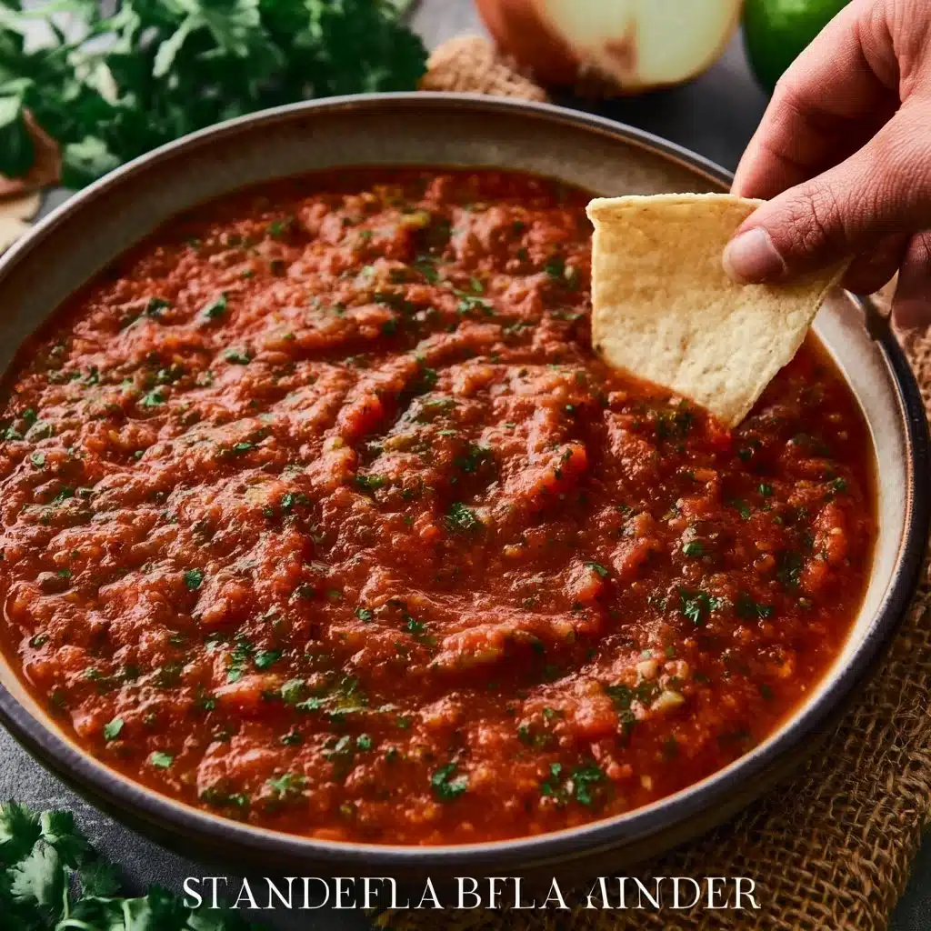 Restaurant Style Blender Salsa