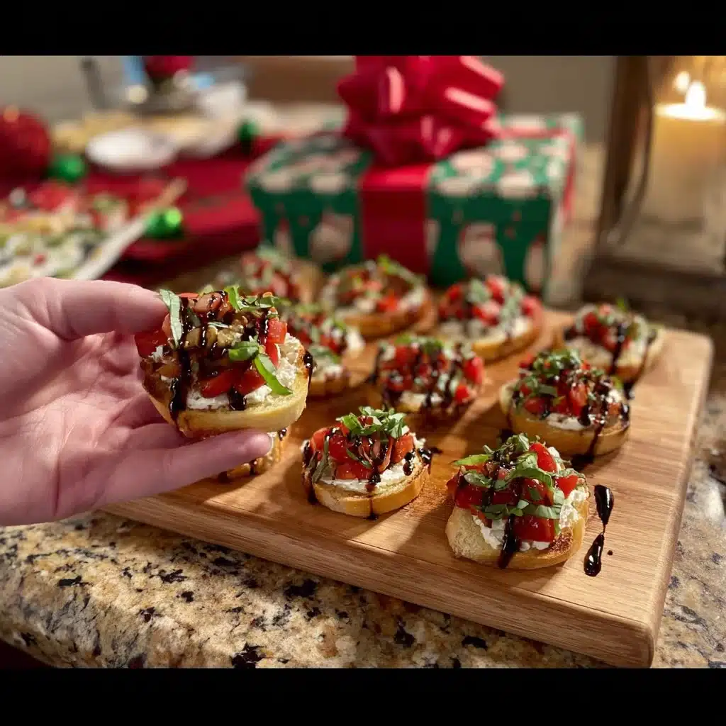 Ricotta Crostini with Roasted Tomatoes
