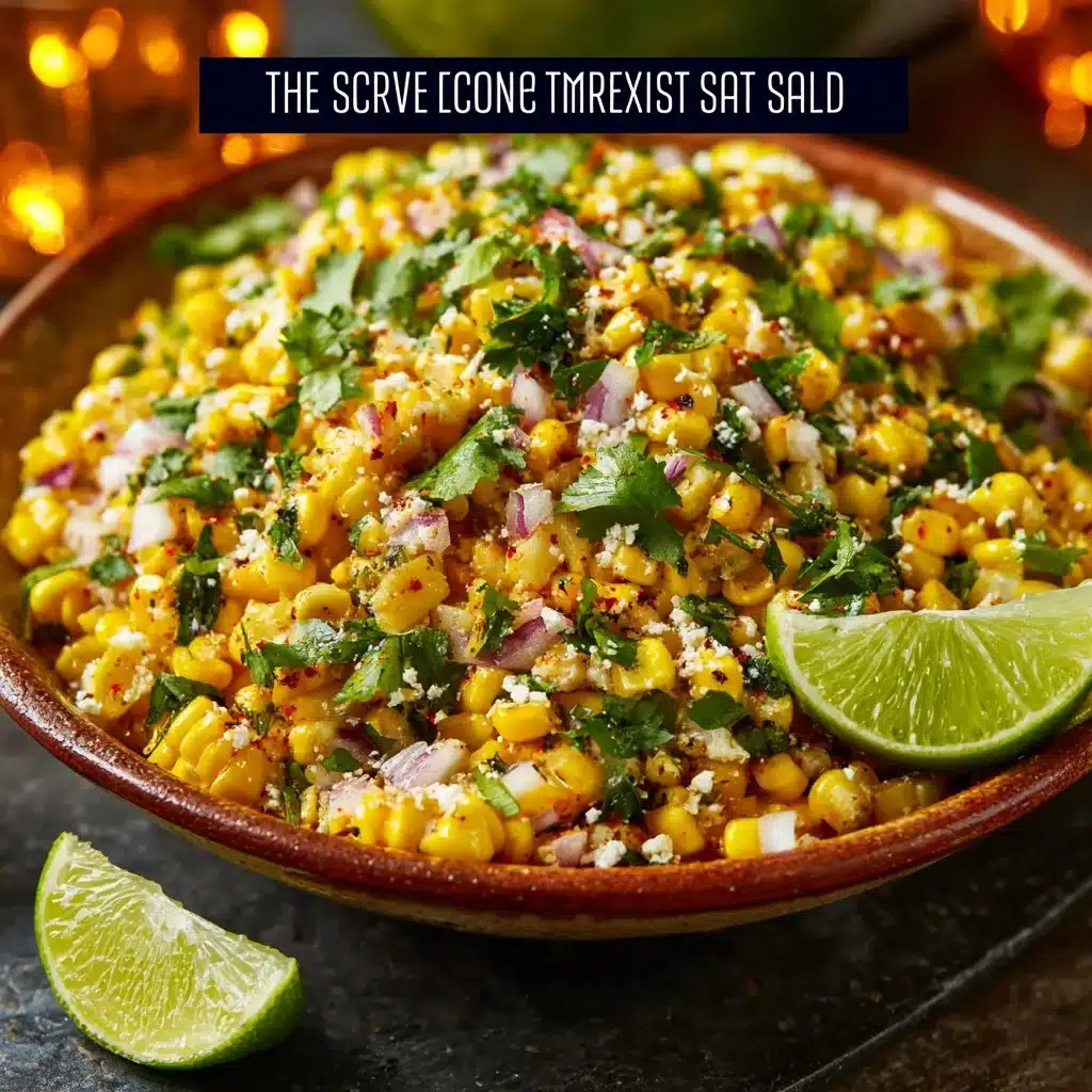 Spicy Mexican Street Corn Salad